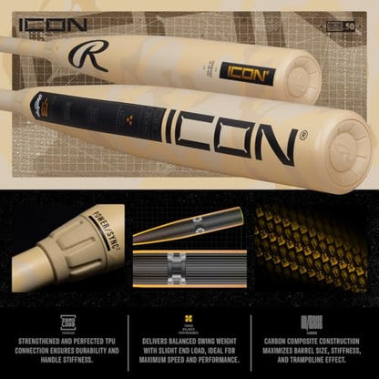 2025 Rawlings ICON (-3) BBCOR Baseball Bat