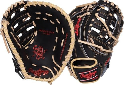 Rawlings | Heart of the Hide Series First Base Mitt | 12.5'| Modified Pro H-Web | Black