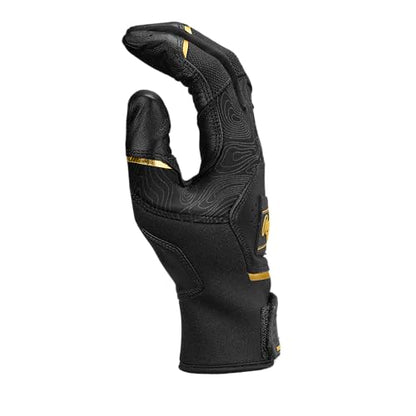 Rawlings | Adult Workhorse Baseball Batting Gloves | Black/Gold