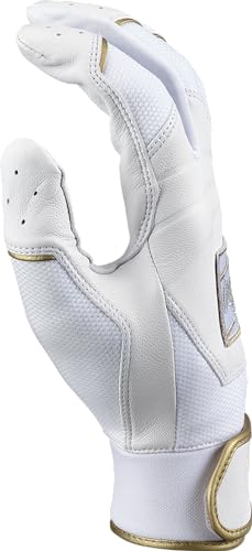 Rawlings | PRO Preferred Baseball Batting Gloves | White