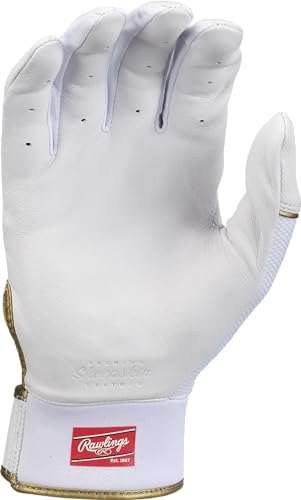 Rawlings | PRO Preferred Baseball Batting Gloves | White