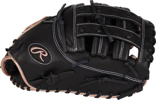 Rawlings | R9 Series Fastpitch Softball Glove | Catchers Mitt | 33' | Pro H-Web | Black