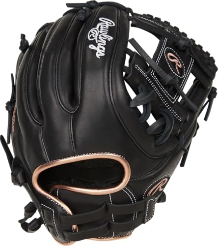 Rawlings | R9 Series Fastpitch Softball Glove | 11.75' | Pro I-Web | Black