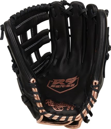 Rawlings | R9 Series Fastpitch Softball Glove | 13' | Pro H-Web | Black