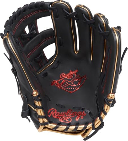 Rawlings | NXT Series Baseball Glove | 11.5'| Contour Youth Fit - Split Single Post Web | Dark Shadow
