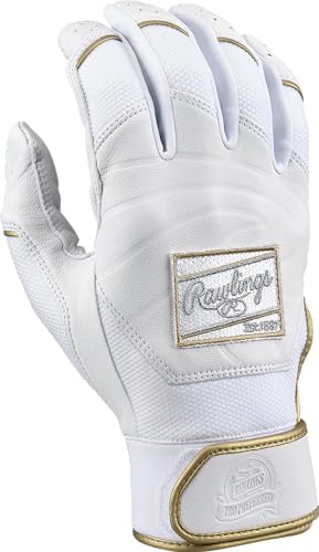 Rawlings | PRO Preferred Baseball Batting Gloves | White