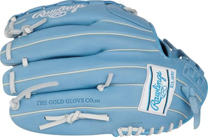 Rawlings | R9 Series Fastpitch Softball Glove | 12.5"| Basket Web | Columbia Blue