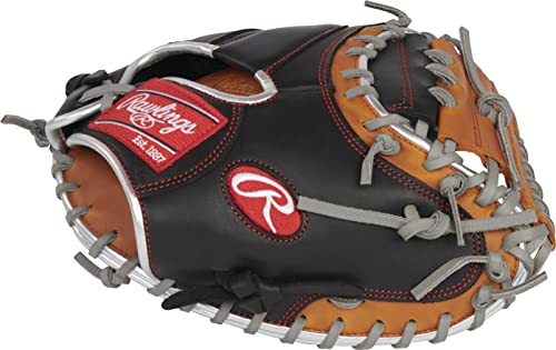 Rawlings Youth R9 Series Contour Baseball Catcher's Glove in Black | 32"