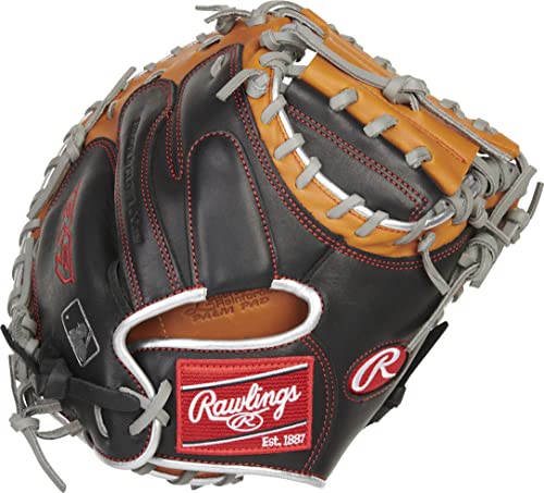 Rawlings Youth R9 Series Contour Baseball Catcher's Glove in Black | 32"