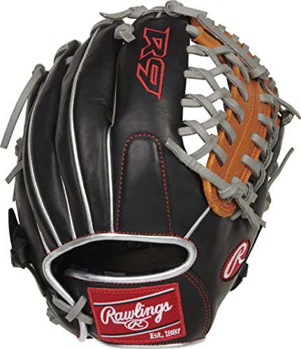 Rawlings Senior R9 Series Contour Baseball Glove in Black | 11.5"