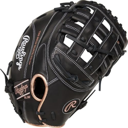 Rawlings | R9 Series Fastpitch Softball Glove | Catchers Mitt | 33' | Pro H-Web | Black